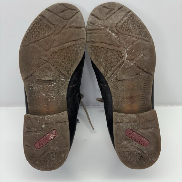 Rieker Winter Boots Womens 39 Felicitas Multicolor Leather Lace Up Round Toe - Picture 9 of 14